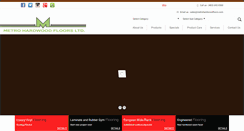 Desktop Screenshot of metrohardwoodfloors.com